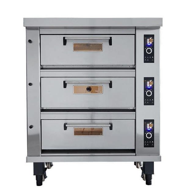 New 380V Catering Commercial Electric Pizza and Bread Baking Oven Equipment 3-Deck 6-Tray Restaurant and Bakery Industrial Oven